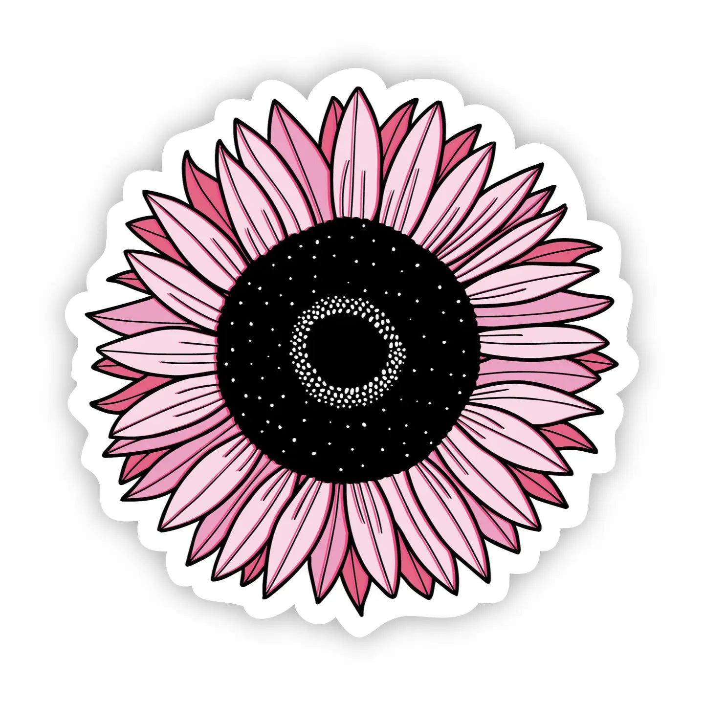 PINK SUNFLOWER - STICKER