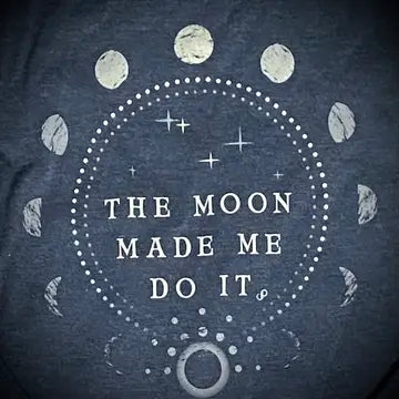 THE MOON MADE ME DO IT - MIDNIGHT BLUE TUNIC