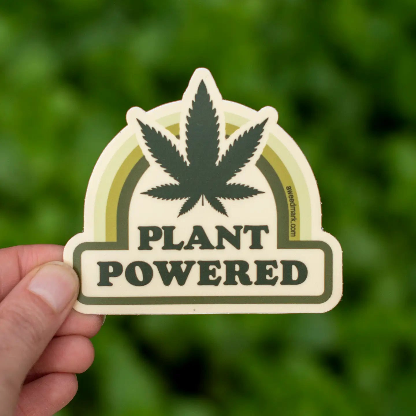 PLANT POWERED WEED - STICKER