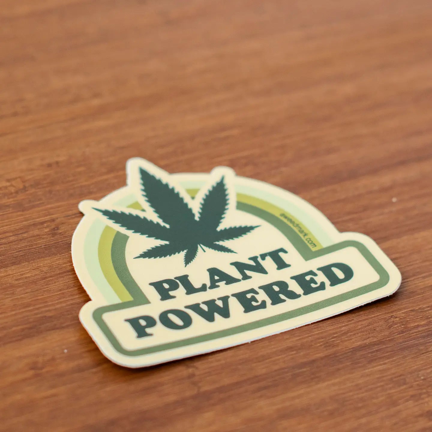 PLANT POWERED WEED - STICKER