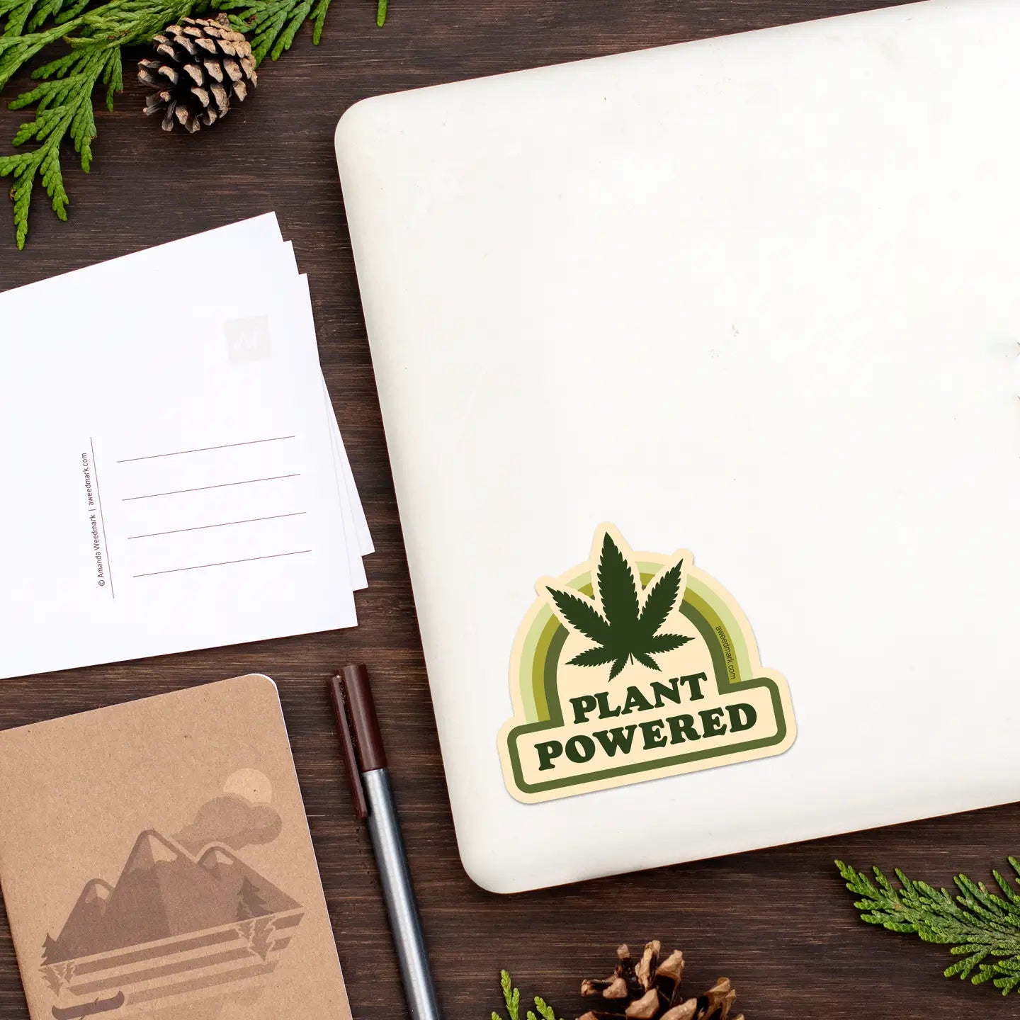 PLANT POWERED WEED - STICKER