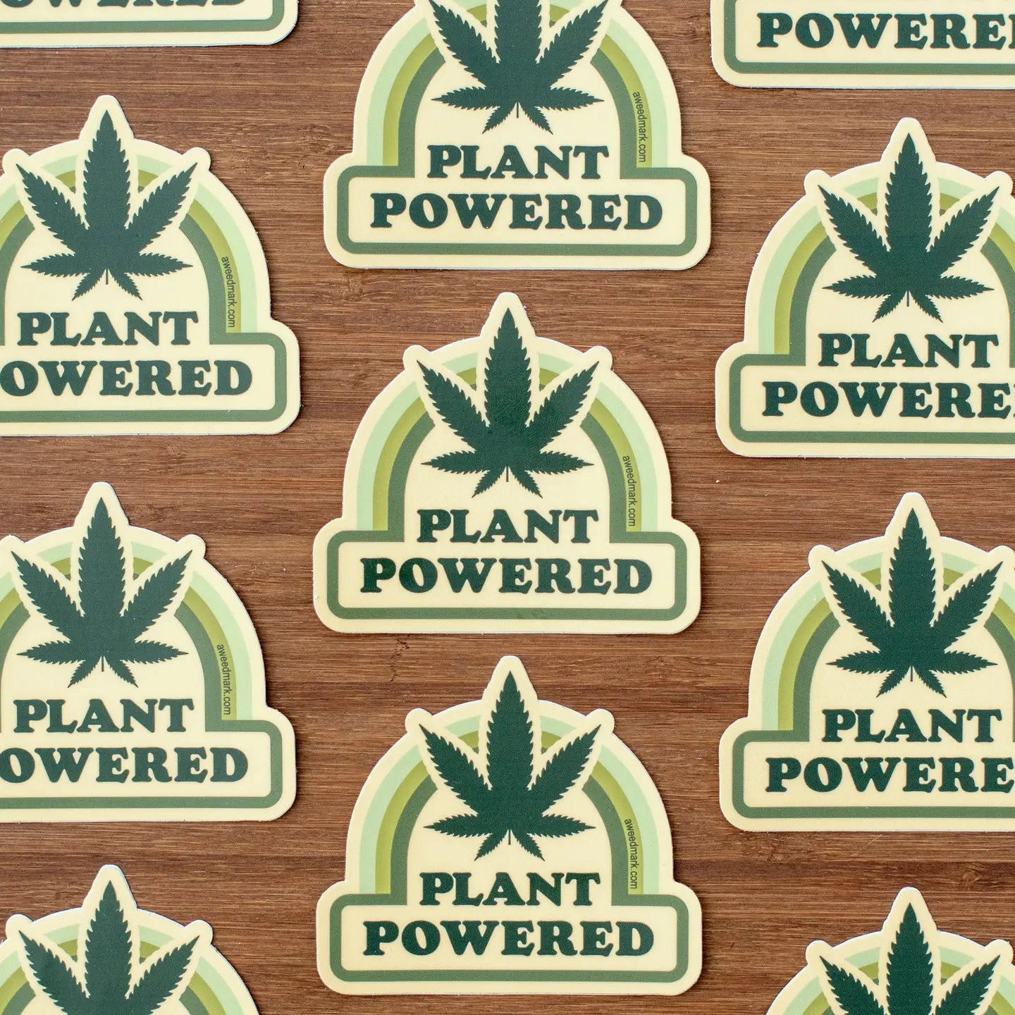 PLANT POWERED WEED - STICKER