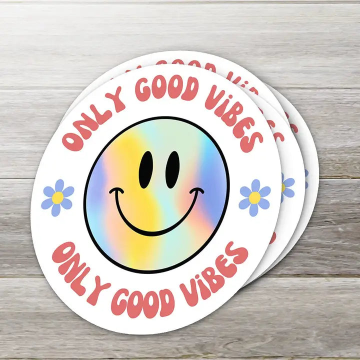 ONLY GOOD VIBES - STICKER