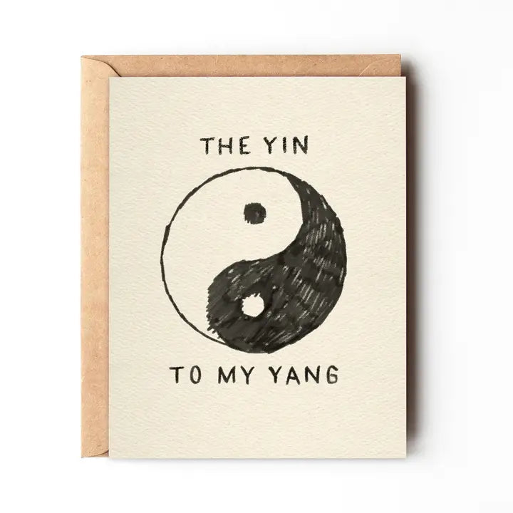 YIN YANG - SIMPLE LOVE CARD - GREETING CARD