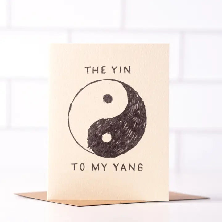 YIN YANG - SIMPLE LOVE CARD - GREETING CARD